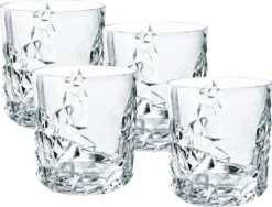 Nachtmann Whiskybecher Sculpture 365ml, Klar (4er Pack) -Optimal Weinglas Geschäft 069c829b6788455e93fd197fedb0da65
