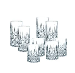Nachtmann Nobelesse Gläser 4 Longdrinkgläser 4 Whiskygläser -Optimal Weinglas Geschäft 1ccca00ffcbc974232867357c09b042d