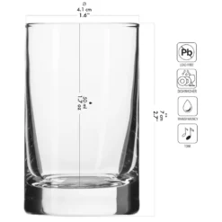 KROSNO Shot Vodkagläser, 6er-Set, 50 Ml -Optimal Weinglas Geschäft 21c3fc3bd27a817139807c3be7184ee6