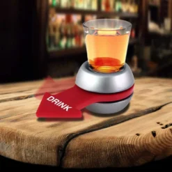 Shot Glas Spinner | Party-Spiel | Trinkspiel | Einschenken, Drehen, Trinken. Inklusive Shotglas Und Drehmechanismus -Optimal Weinglas Geschäft 28c899abb227747861bdac72ee5293e3