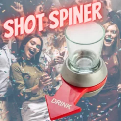Shot Glas Spinner | Party-Spiel | Trinkspiel | Einschenken, Drehen, Trinken. Inklusive Shotglas Und Drehmechanismus -Optimal Weinglas Geschäft 2acda4d55ad77cb3f5ff907116e84d22