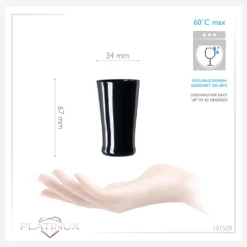 Schwarze Shotgläser Aus Glas Set 6 Teilig Pinnchen Wodkagläser 20ml (max. 30ml) -Optimal Weinglas Geschäft 32bdafb5e1eda41e1ce0d24d2cc2c9f2