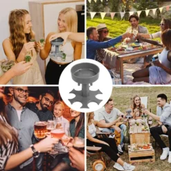 Schnapsglasspender, Schnapsglas-Spender, Shot Glas Dispenser Für Flüssigkeit/Getränke/Cocktail/Bier, Spirituosen Spender Für Cocktail-Party Barparty, Freunde Versammeln Sich -Optimal Weinglas Geschäft 494c474190387a595a76141381b6e119