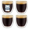 Creano Doppelwandige Espresso-Gläser, 4er-Set 100ml Thermo-Gläser Mit Schwebe-Effekt -Optimal Weinglas Geschäft 563d333f65e99bbf19385bfb6854888b