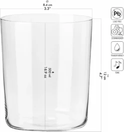 KROSNO Mixology Cidergläser, 6er-Set, 500 Ml -Optimal Weinglas Geschäft 6736ebfb1391d9b64c7500449a299db0