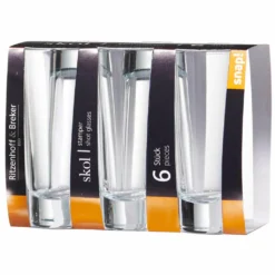 Ritzenhoff & Breker Stamper Skol 6er Set, Schnapsglas, Becher, Glas, Klar, 65 Ml, 811667 -Optimal Weinglas Geschäft 6b10c02a67d84de74efc8b811f6d76b9