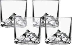 Everest Whisky Gläser, 4 Stück -Optimal Weinglas Geschäft 8322a0626540102aee809e127fb7c790