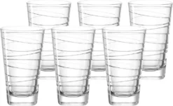 LEONARDO 019450 Vario Struttura Longdrinkbecher, Glas, 280 Ml, Klar (6 Stück) 12 LEONARDO 019450 Vario Struttura Longdrinkbecher, Glas, 280 Ml, Klar (6 Stück) -Optimal Weinglas Geschäft 87790af74dcfc3cbb2fd727001c4ebf5