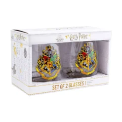 Paladone Harry Potter Gläser 2er Set Hogwarts Crest -Optimal Weinglas Geschäft c57e83068bb591ee8265b810028e268d