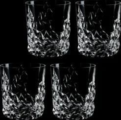 Nachtmann Whiskybecher Sculpture 365ml, Klar (4er Pack) -Optimal Weinglas Geschäft e68f0bc7e6767e77009a37f0ac0b868f