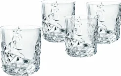 Nachtmann Whiskybecher Sculpture 365ml, Klar (4er Pack) -Optimal Weinglas Geschäft f733d39828c24ee2c8af4201bb89a8b8
